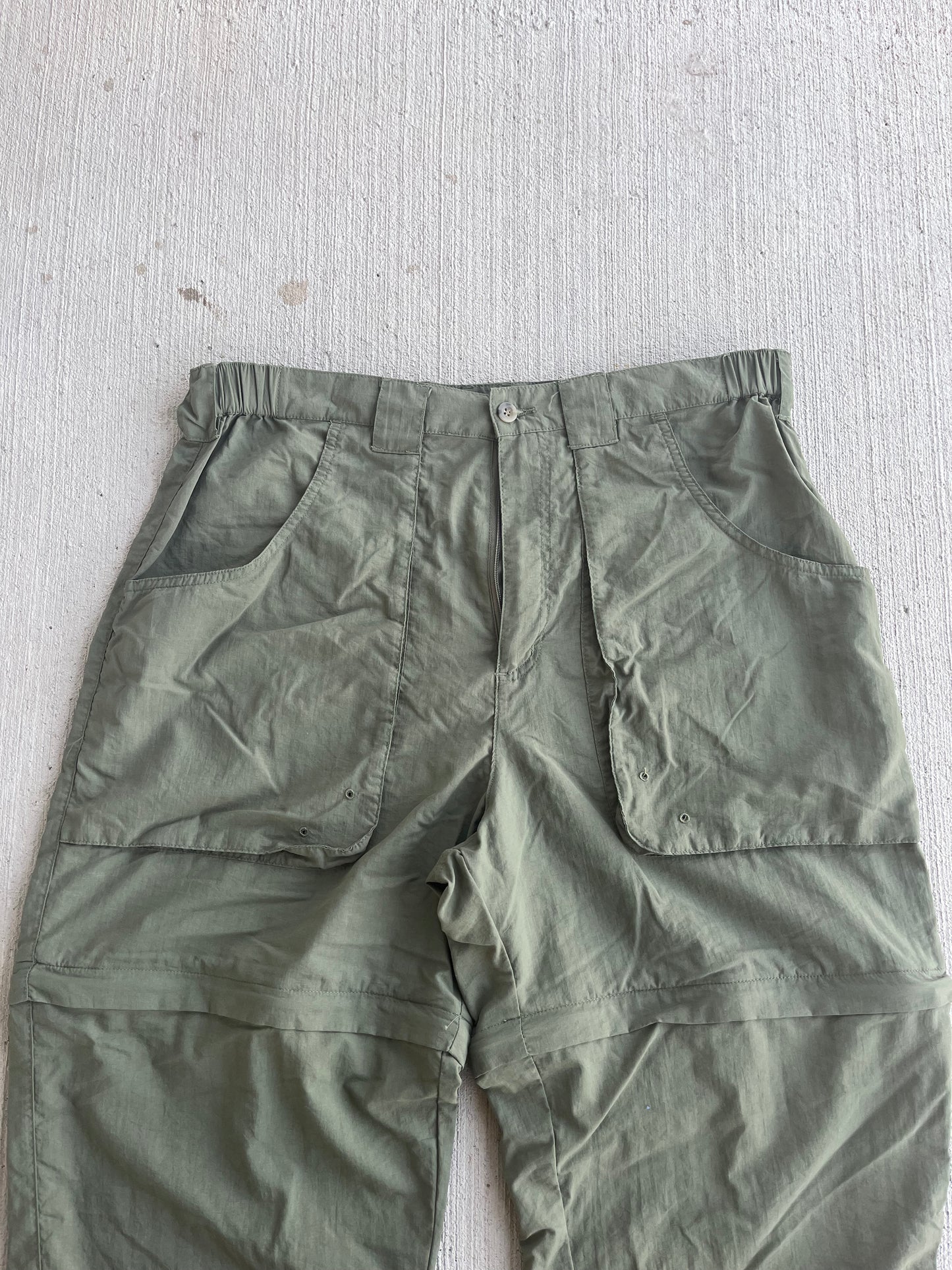 (32 x 32) Cabela’s Olive Zip Off Adventure Pants